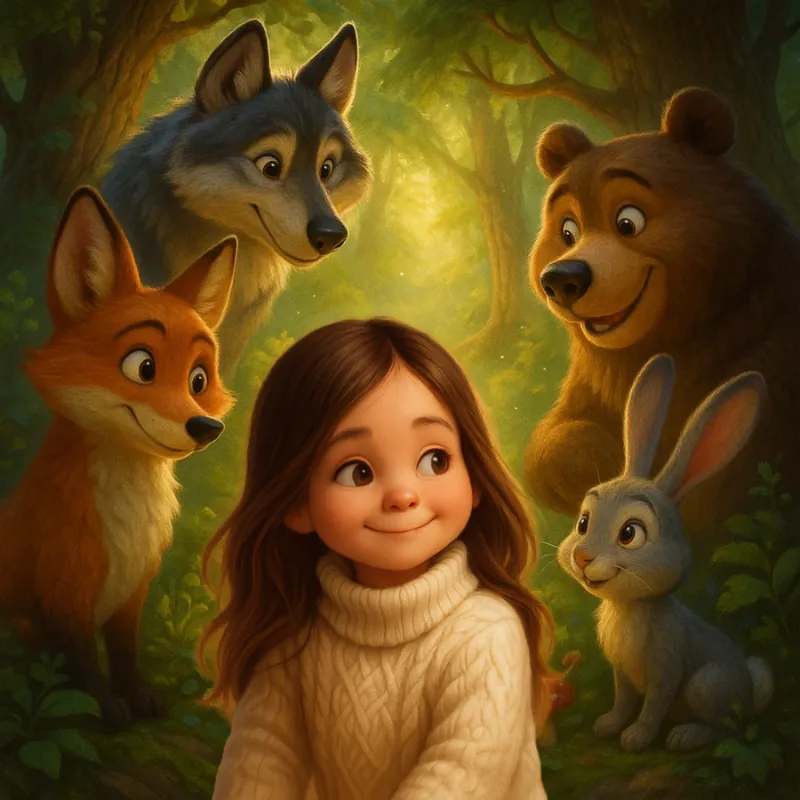 Сказочная книжная иллюстрация