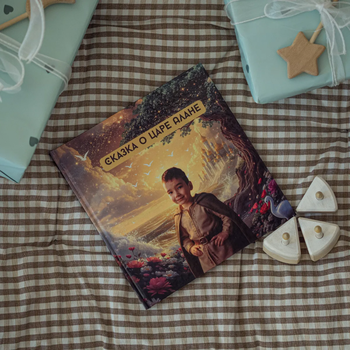 Персональная книга — портрет в сказочном стиле